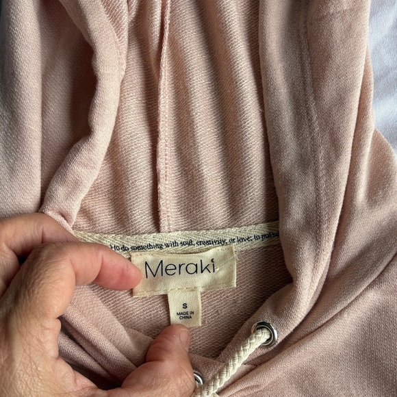 Meraki Blush Pink Hooded Sleeveless Top - Picture 8 of 8